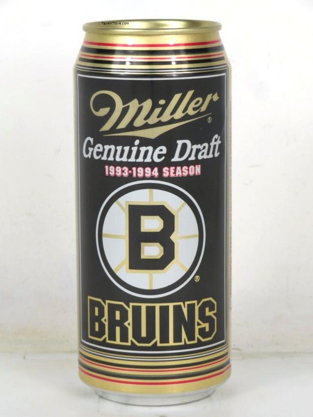 Miller Genuine Draft Beer Boston Bruins Hockey