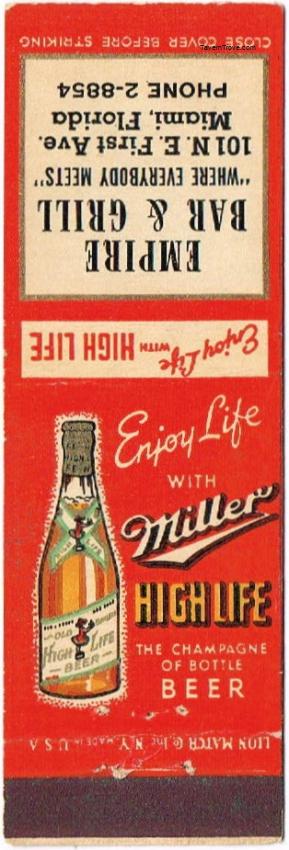 Miller High Life Beer