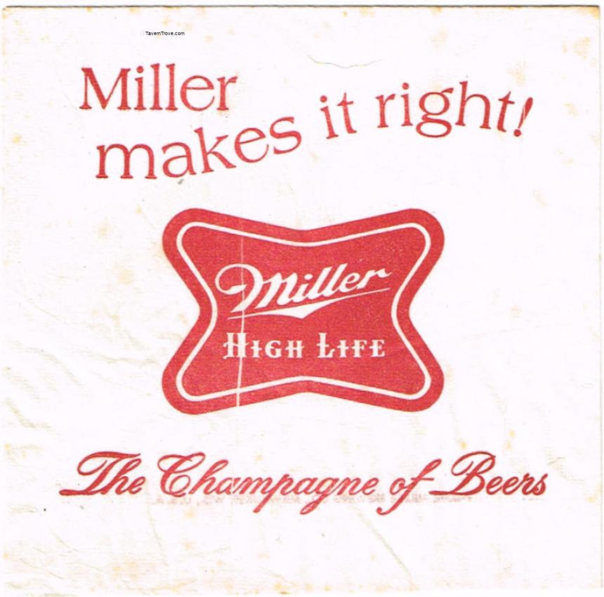 Miller High Life Beer