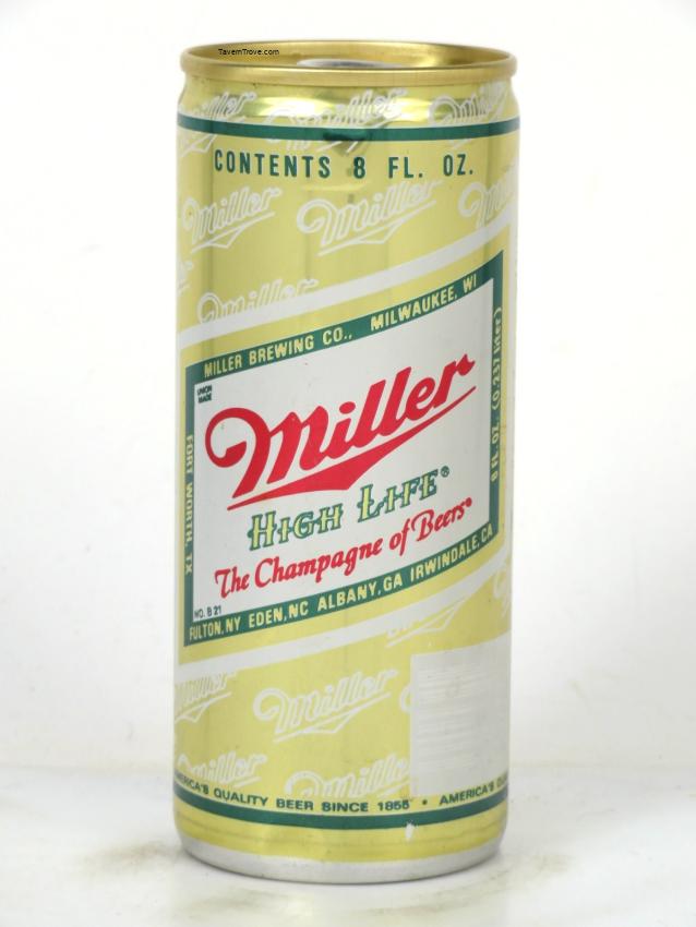 Miller High Life Beer