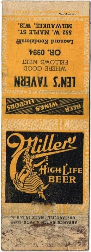 Miller High Life Beer