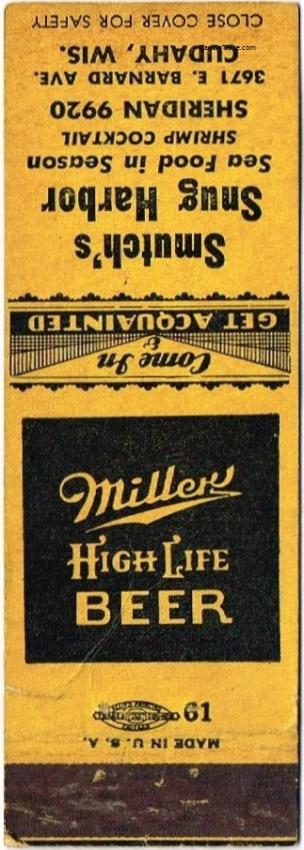 Miller High Life Beer