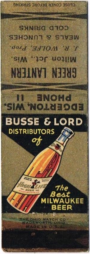 Miller High Life Beer