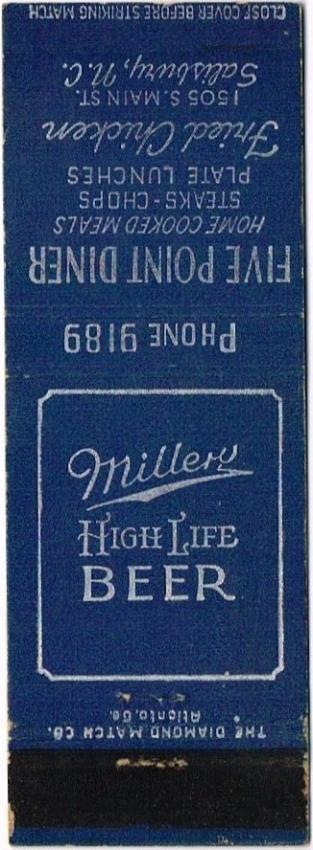 Miller High Life beer