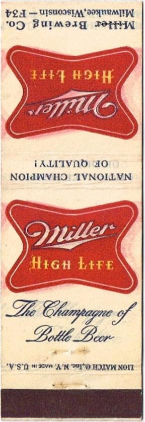 Miller High Life Beer