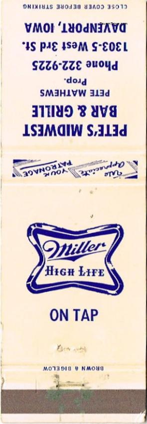 Miller High Life Beer