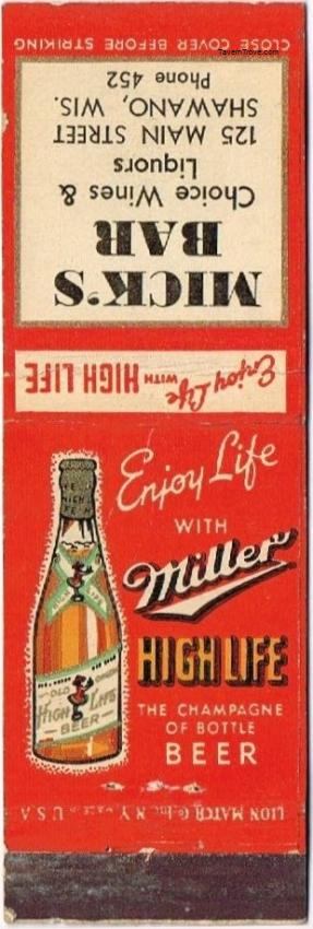 Miller High Life Beer