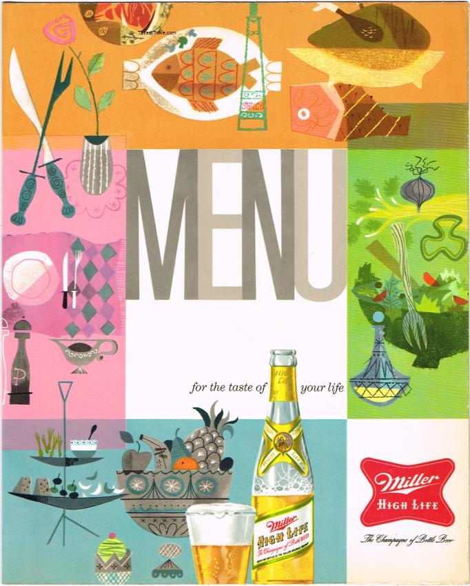 Miller High Life Beer (printed inside)