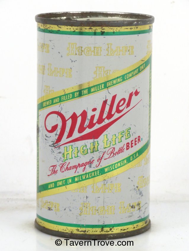 Miller High Life Beer (Short Fill)