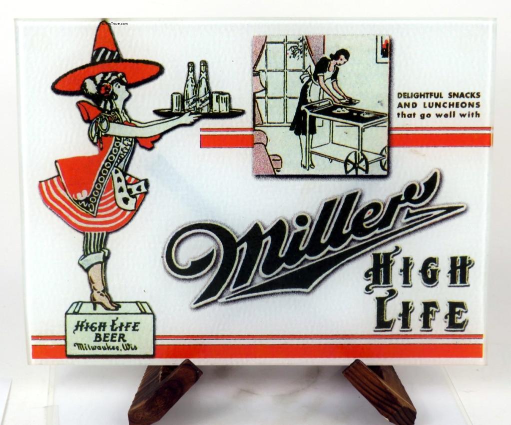 Miller High Life Beer Girl Circus Ringleader 9 x 12