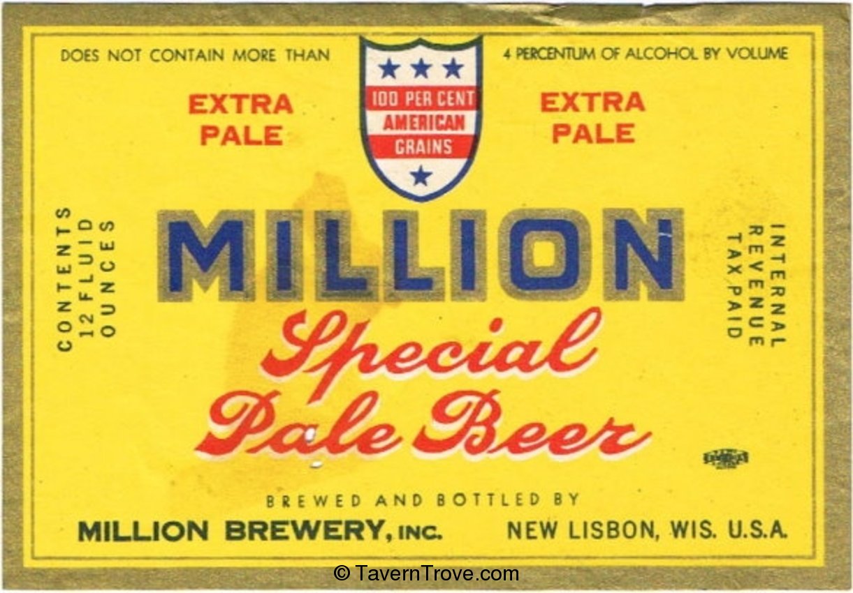 Million Special Pale Beer
