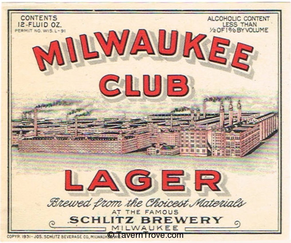 Milwaukee Club Lager