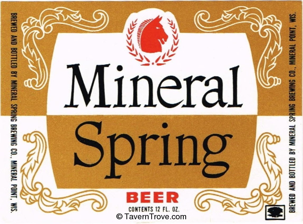 Mineral Spring Beer