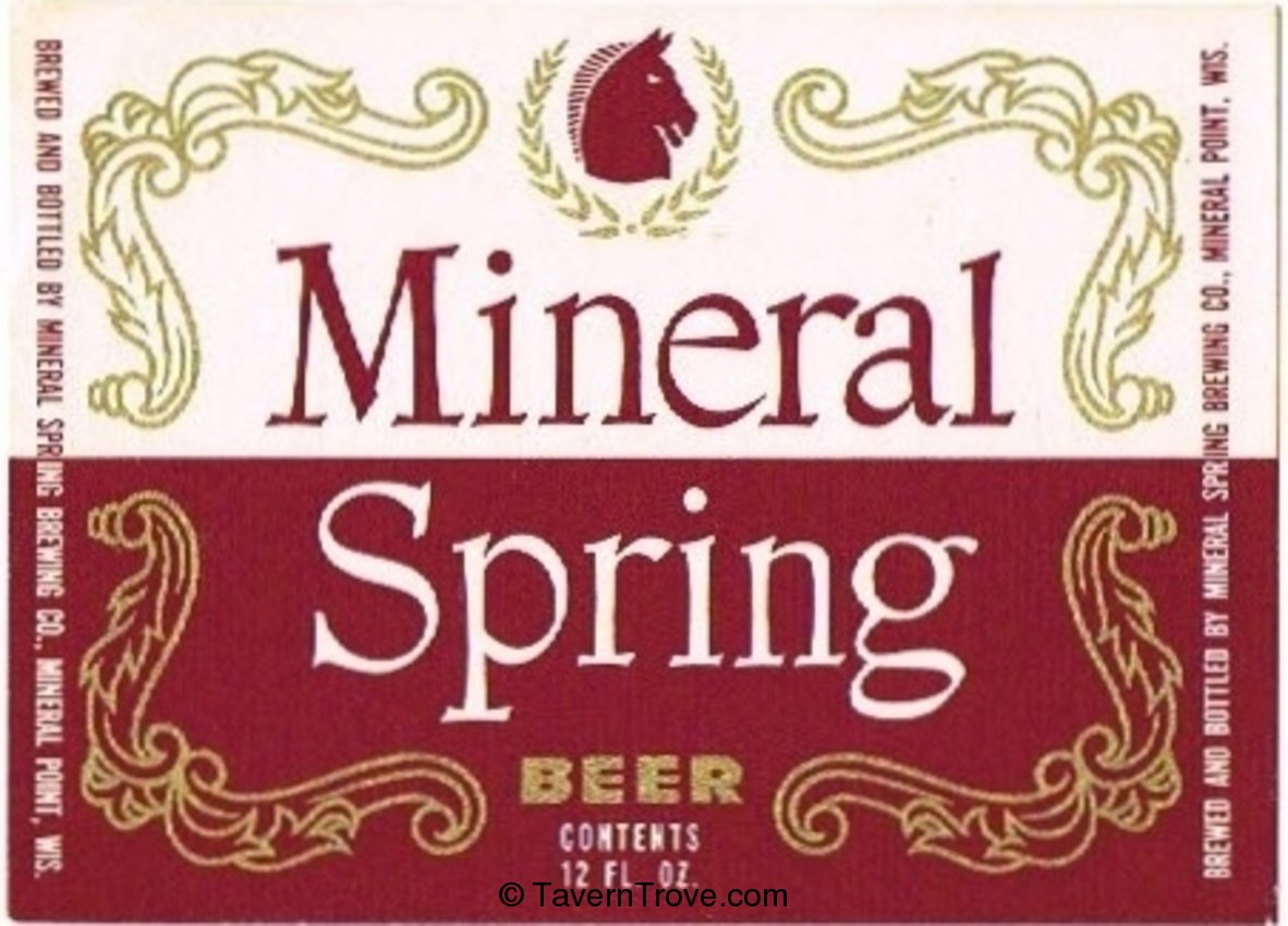 Mineral Spring Beer