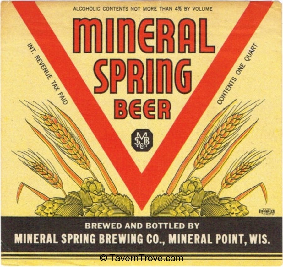 Mineral Spring Beer