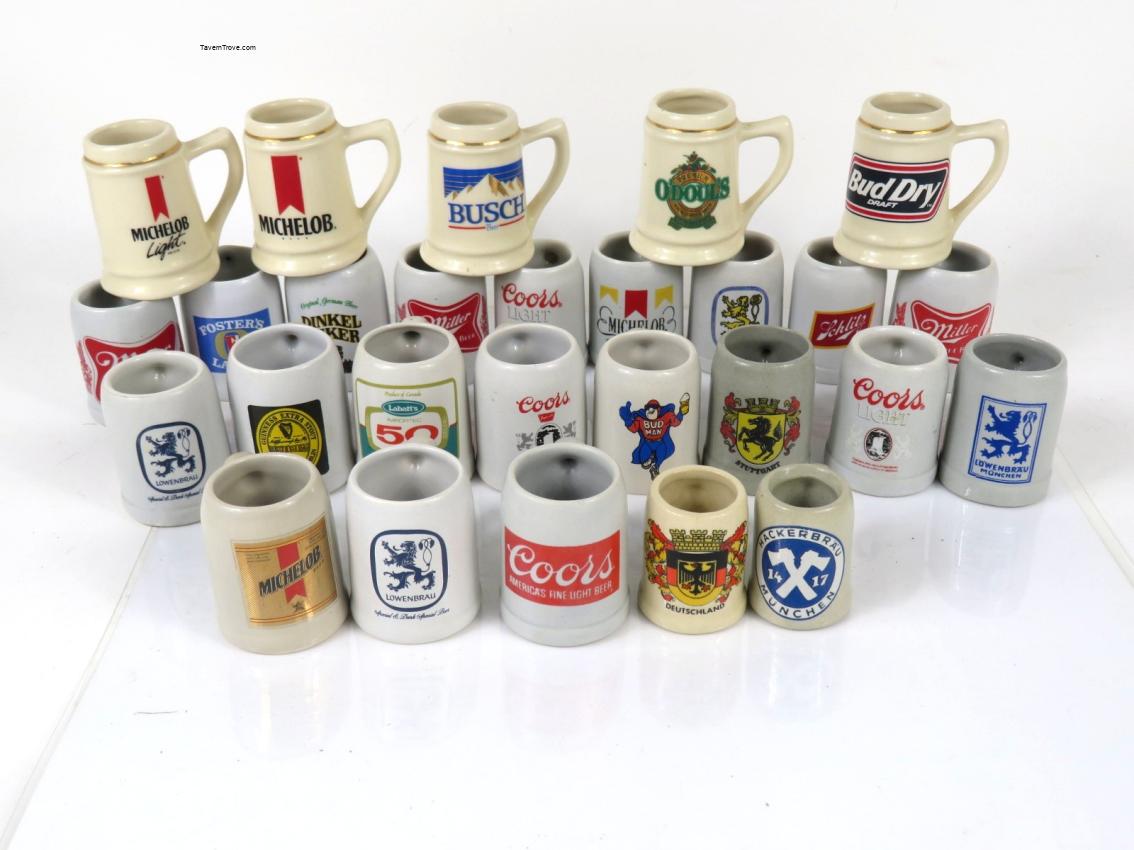 Mini Beer Mugs lot of 27