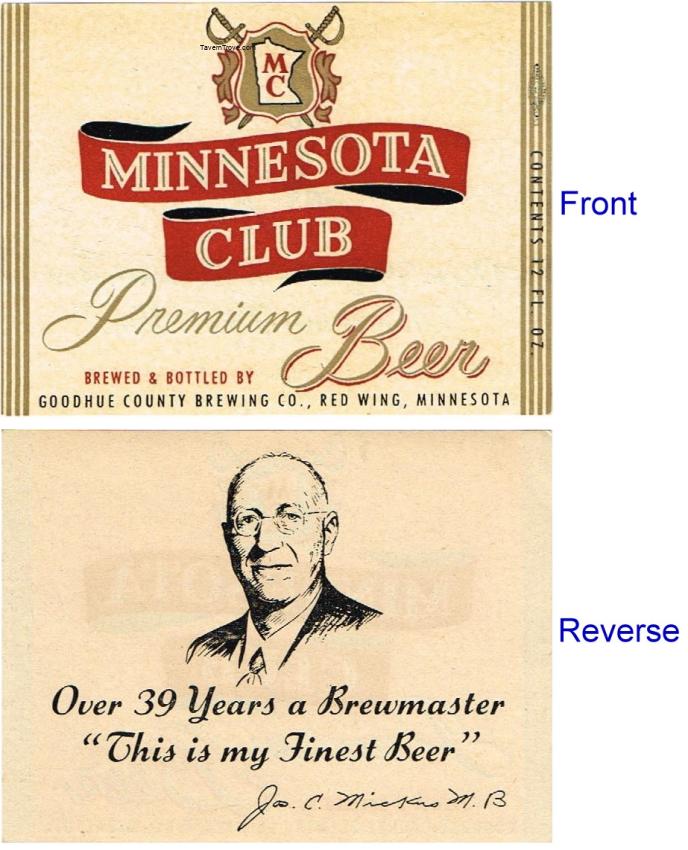 Minnesota Club Beer 2-Sided zxz