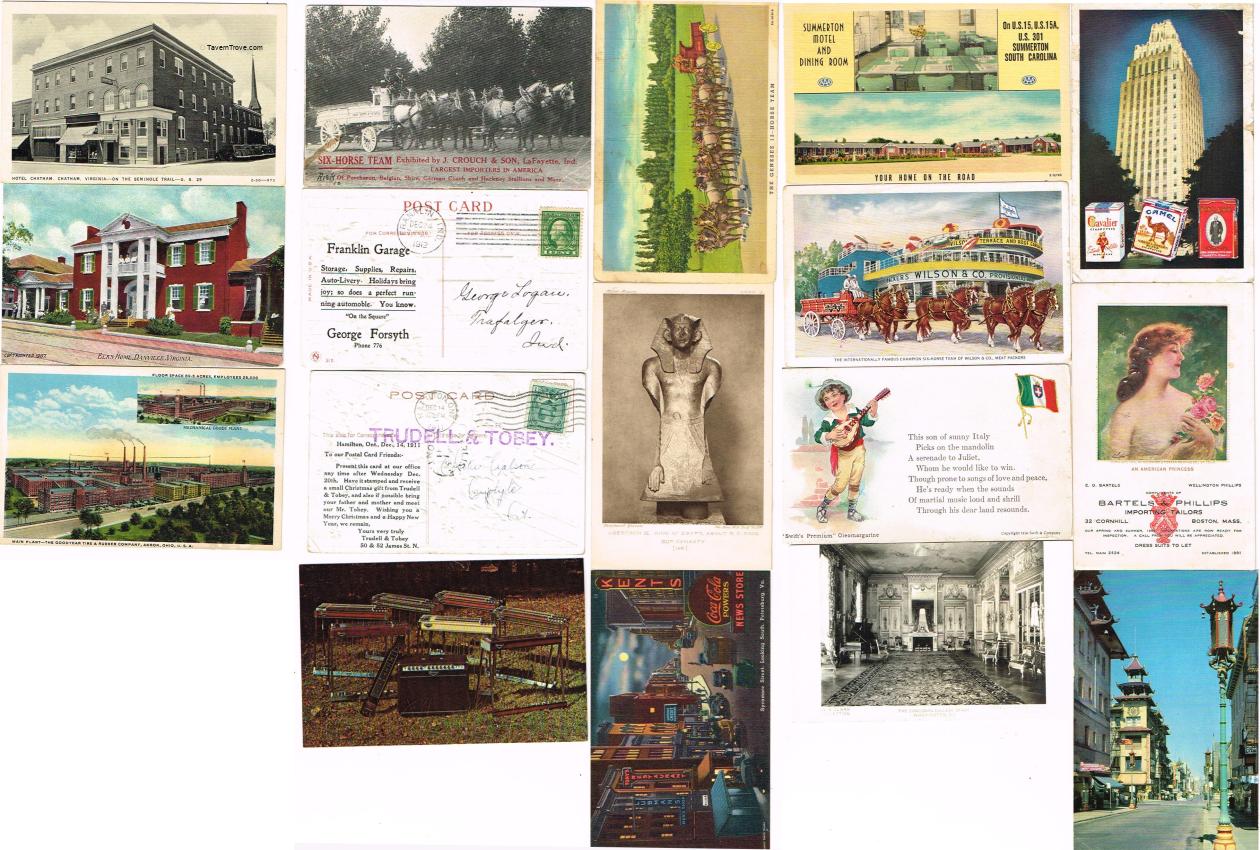Misc. Advertisements Lot of 17
