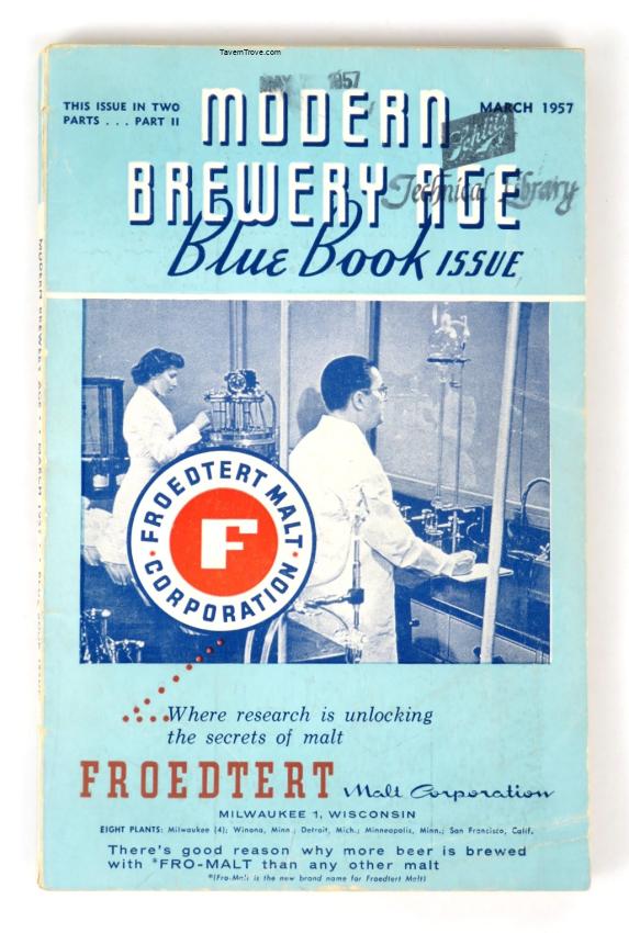 Modern Brewery Age Blue Book (Schlitz Technical Library)