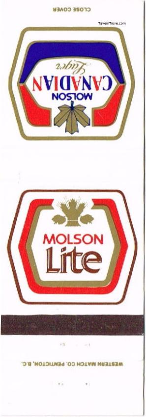 Molson Canadian Lager Beer/Molson Lite Beer
