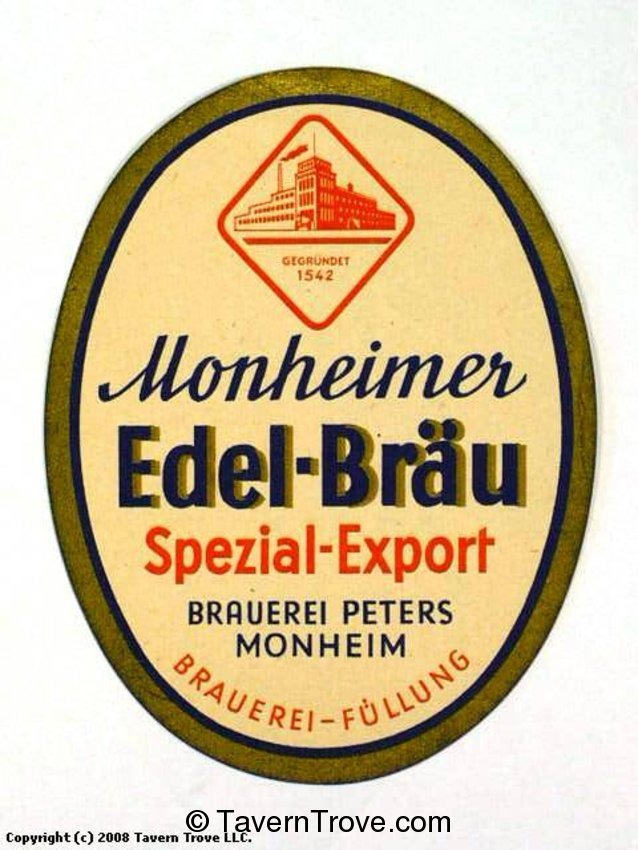Monheimer Edel-Bräu Spezial Export
