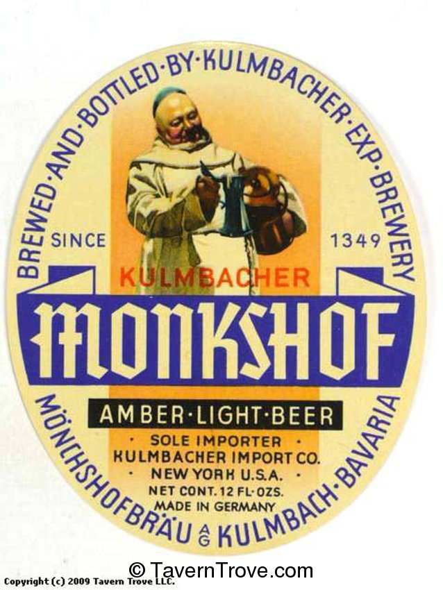 Monkshof Amber Light Beer