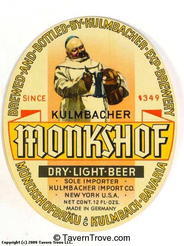 Monkshof Dry Light Beer