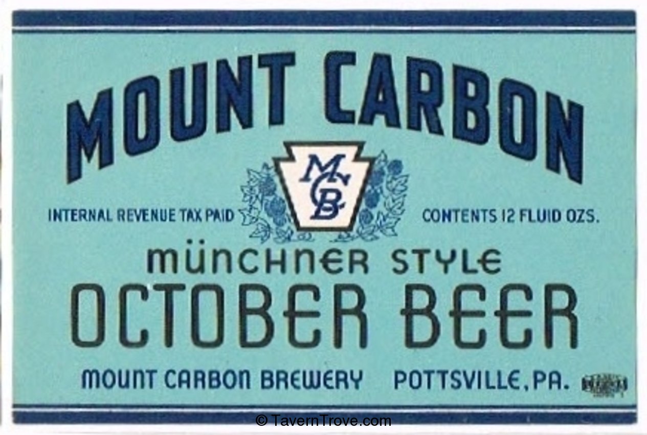 Mount Carbon  October Beer