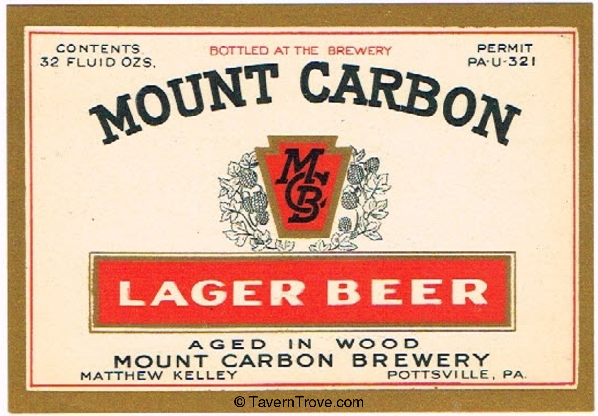 Mount Carbon Lager Beer