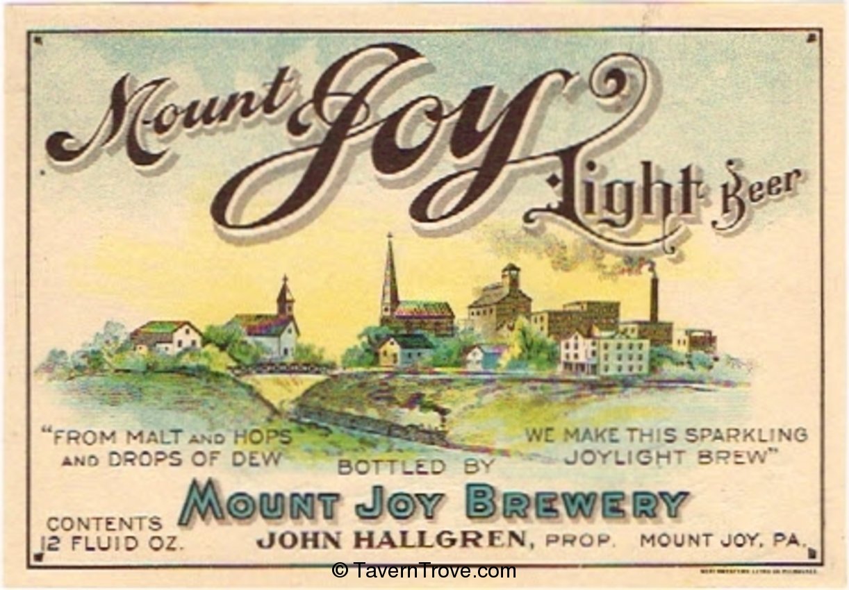 Mount Joy Light Beer