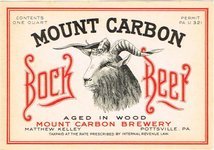 Mount Carbon Bock Beer