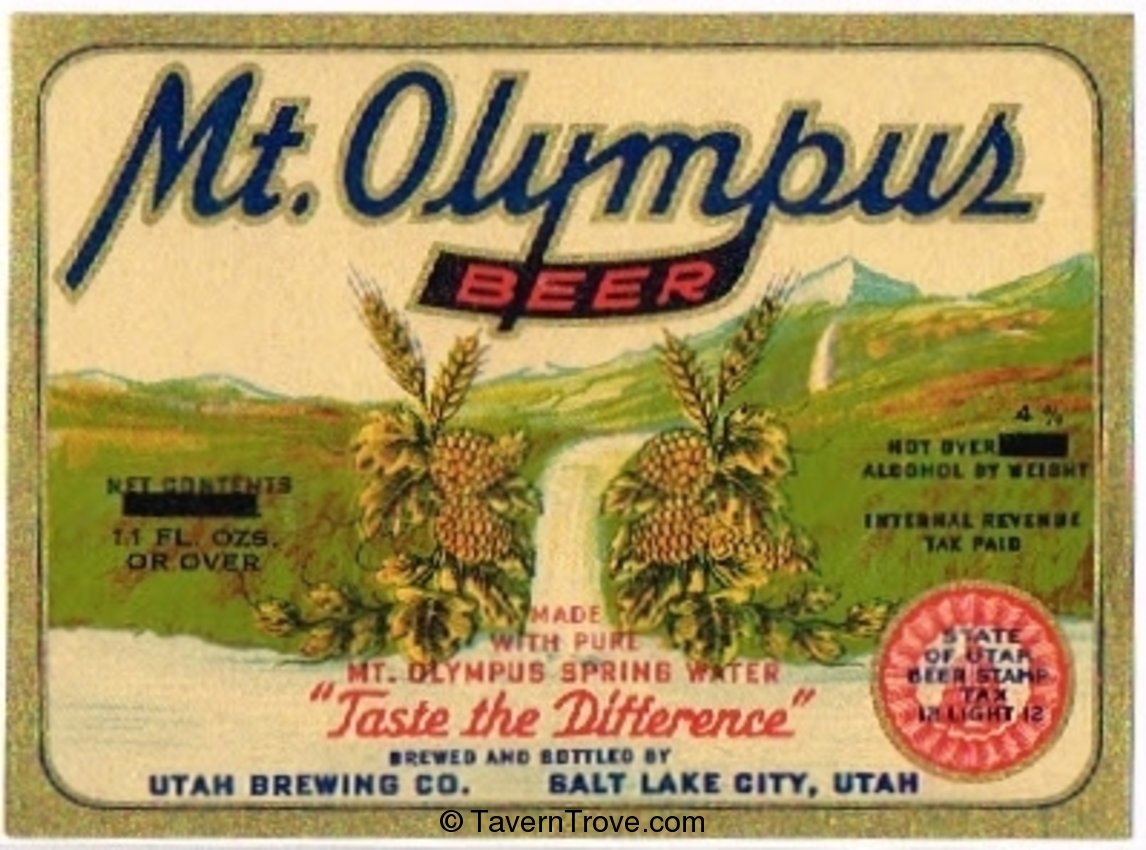 Mt. Olympus Beer