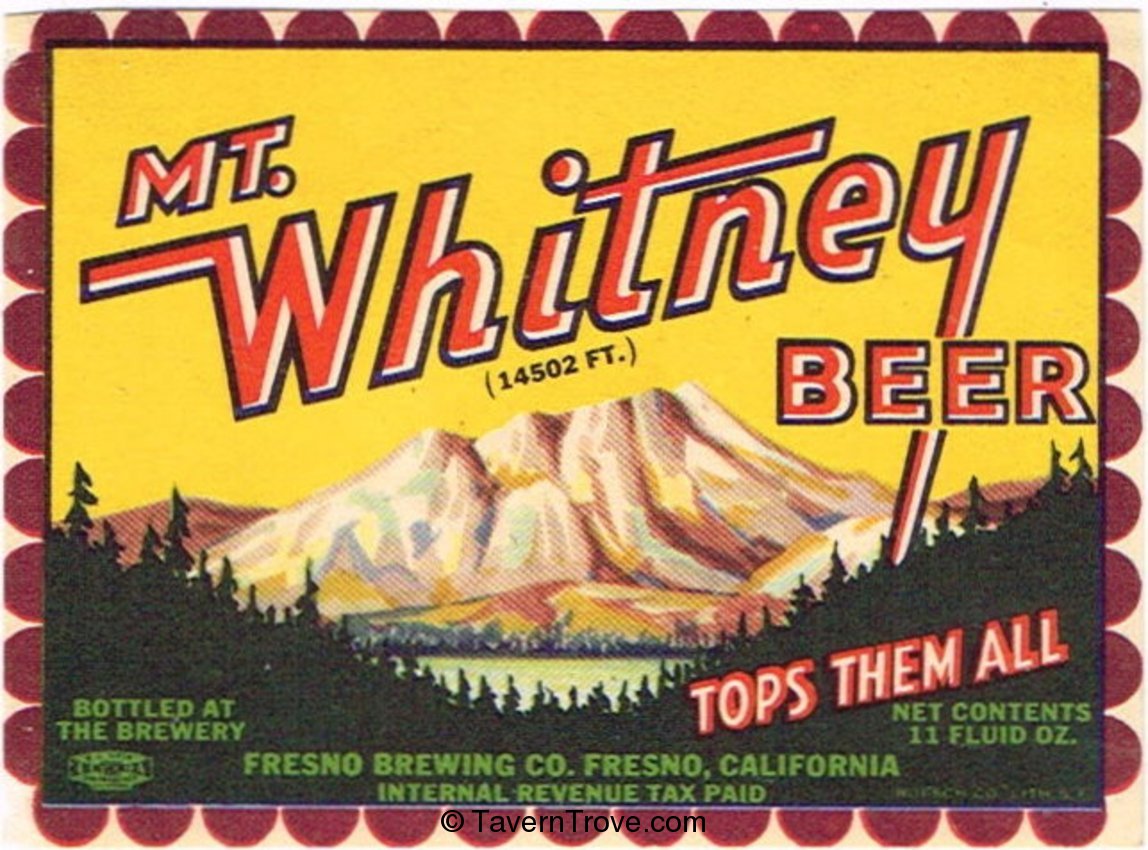 Mt. Whitney Beer