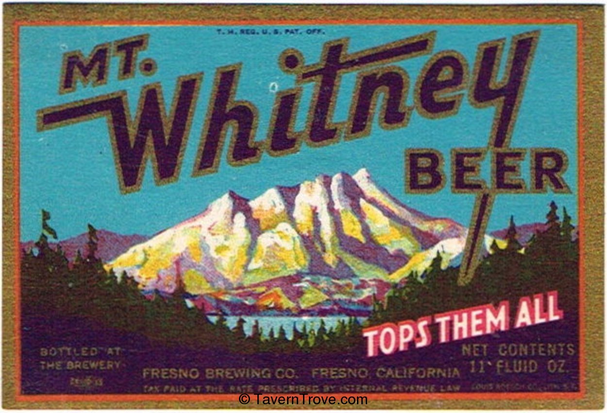 Mt. Whitney Beer