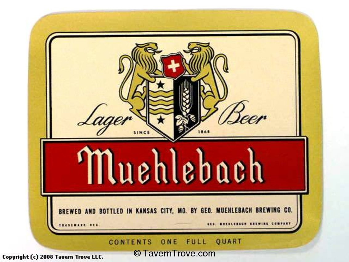 Muehlebach Lager Beer (Quart)