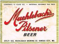 Muehlebach Pilsener Beer