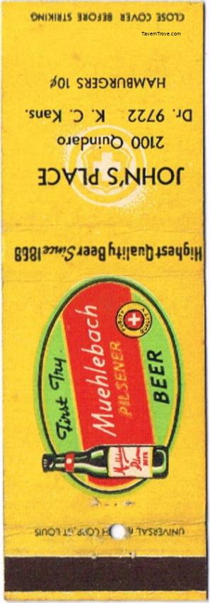 Muehlebach Pilsener Beer