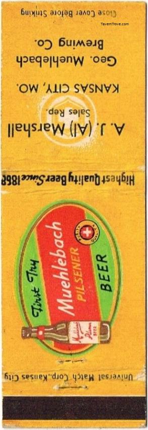 Muehlebach Pilsener Beer