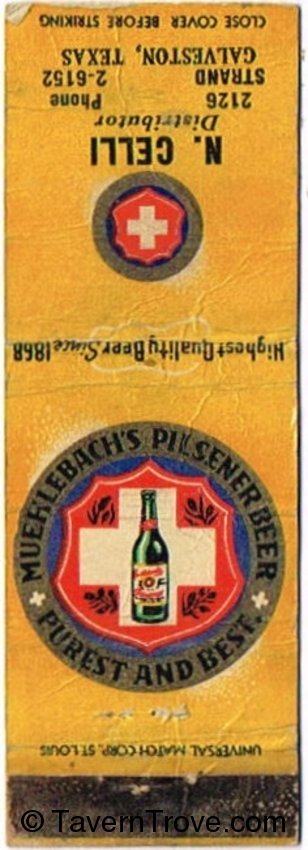 Muehlebach's Pilsener Beer