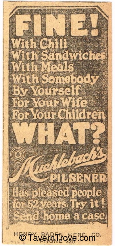 Muehlebach's Pilsener