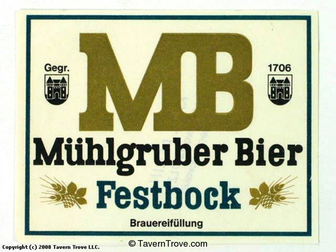 Mühlgruber Festbock Bier