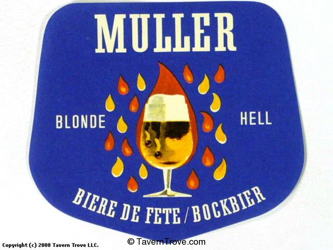 Muller Blonde Biere De Fete