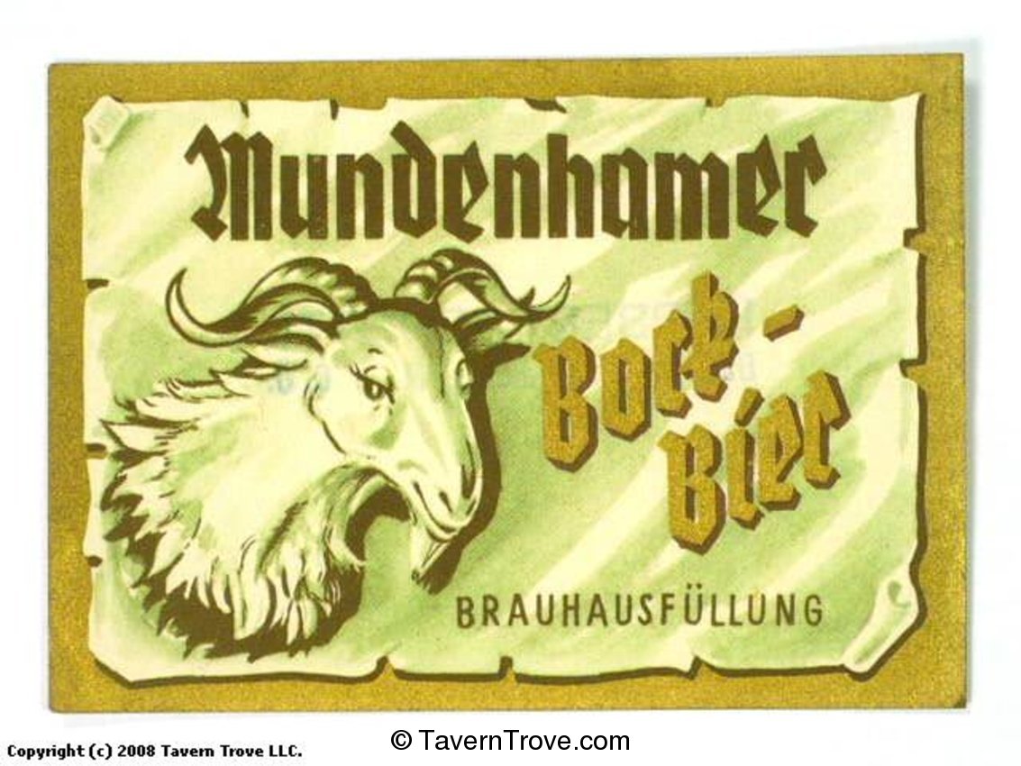 Mundenhamer Bock-Bier