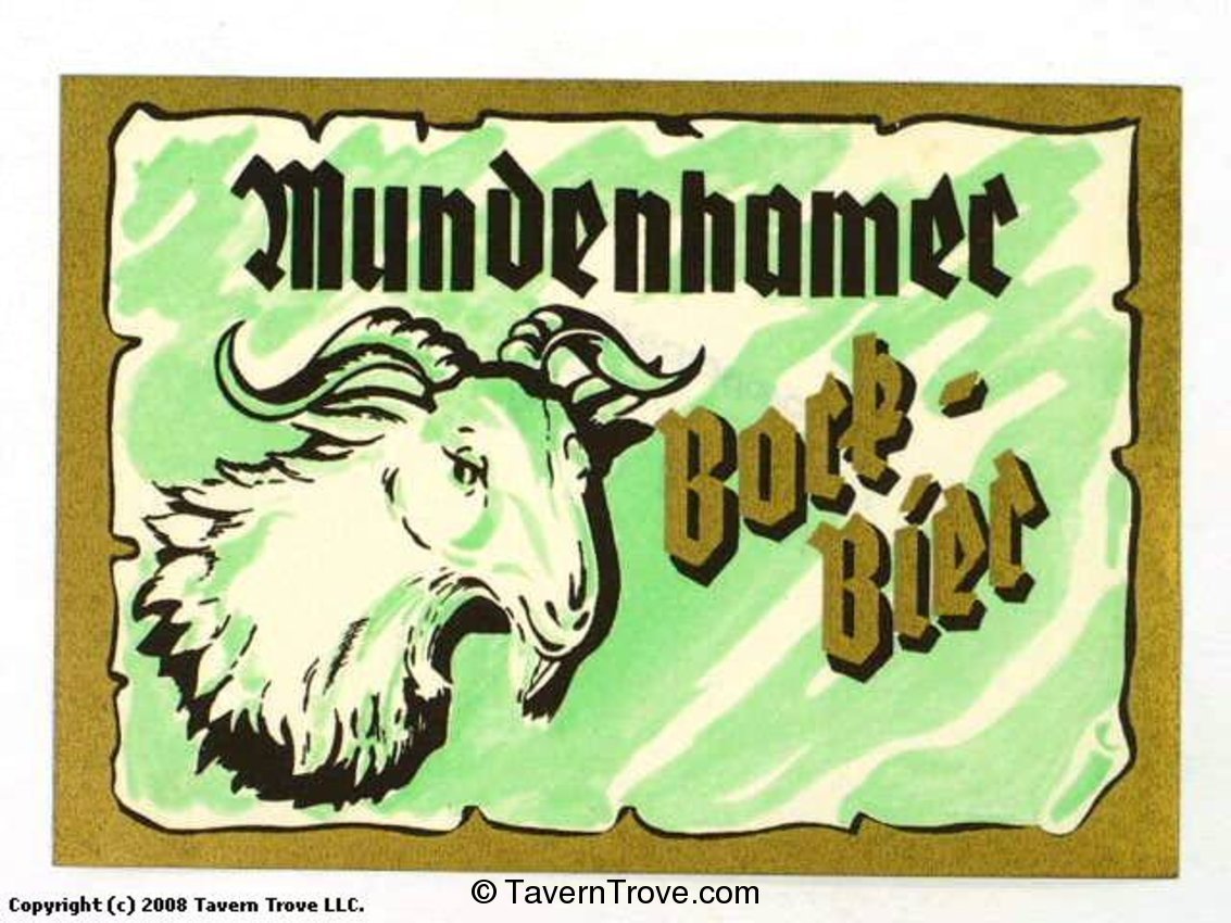 Mundenhamer Bock-Bier