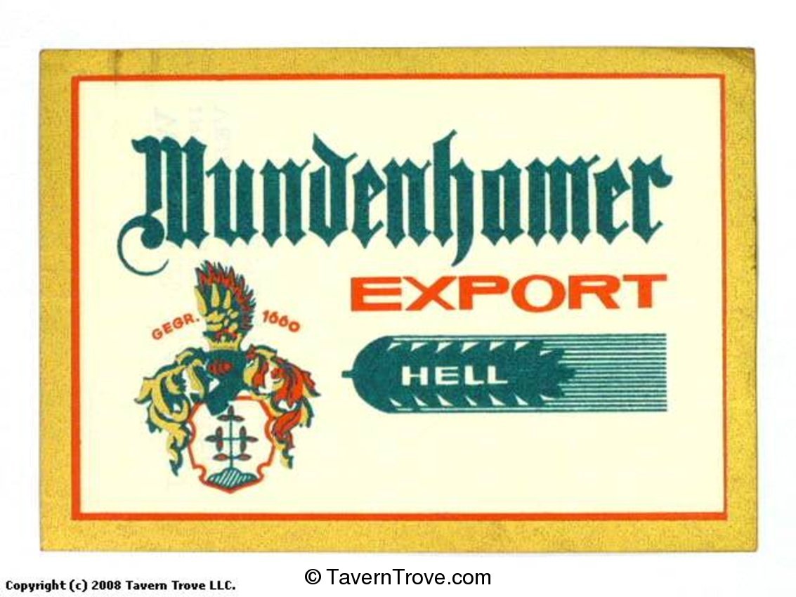 Mundenhamer Export Hell