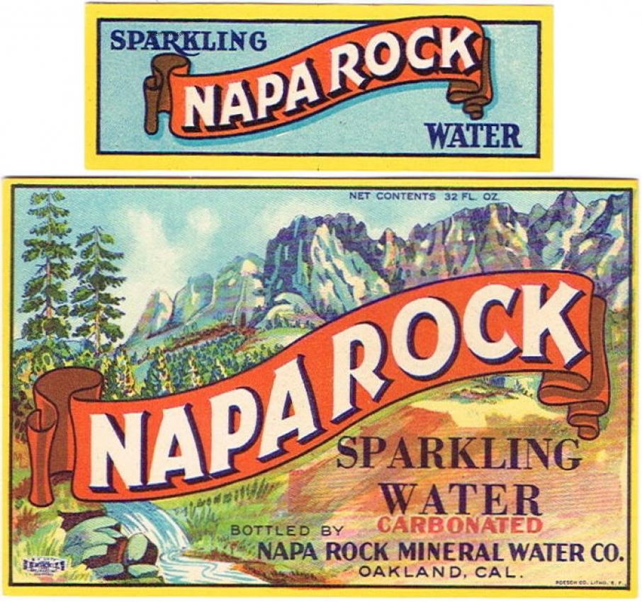 Napa Rock Sparkling Water Oakland Califonia