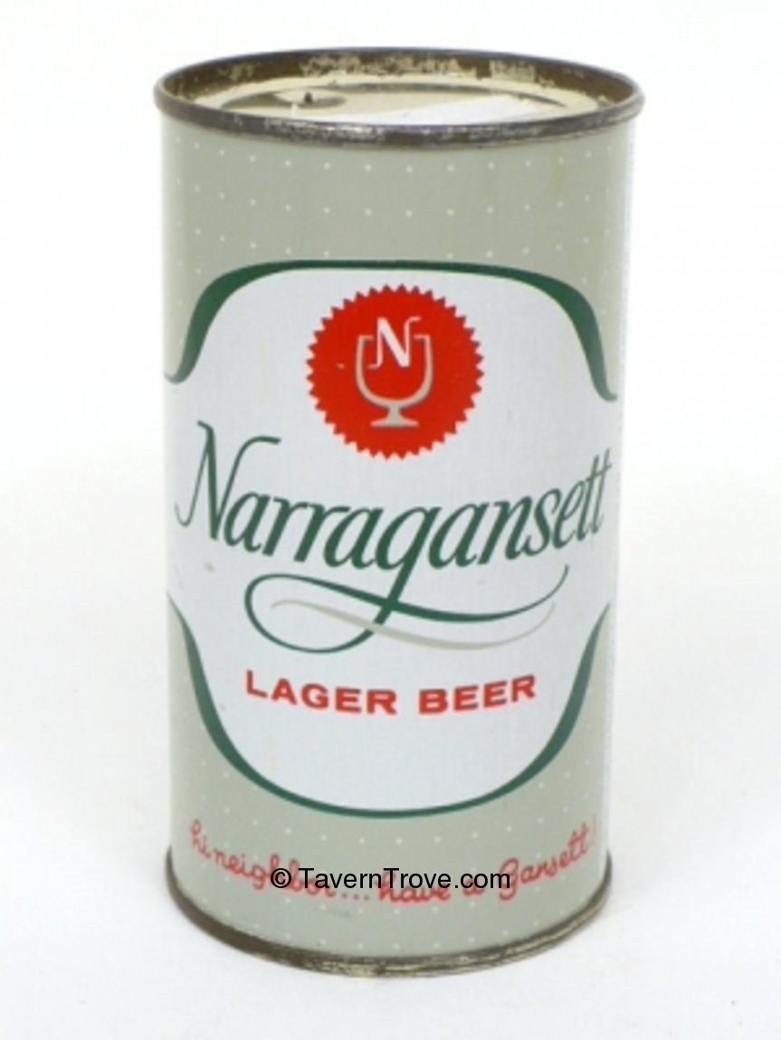 Item #58094 1964 Narragansett Lager Beer Flat Top Can 101-30