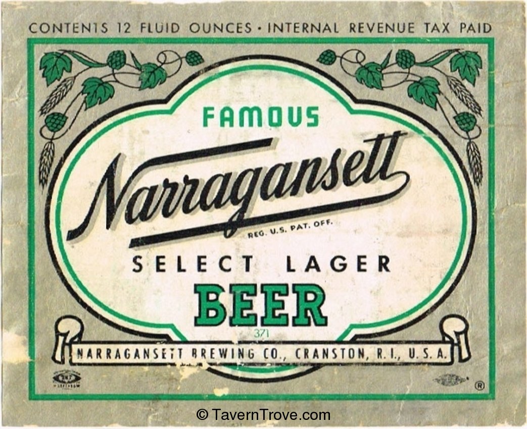 Narragansett Select Lager Beer