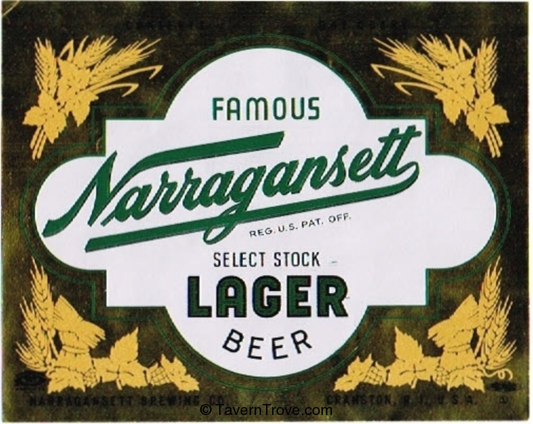 Narragansett Select Stock Lager Beer