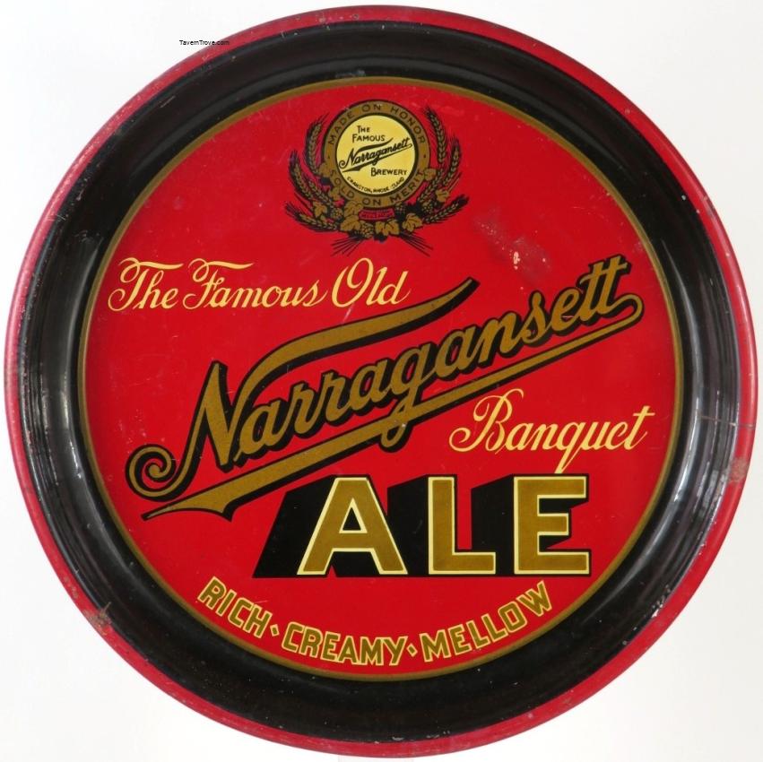 Narragansett Ale (black reverse)